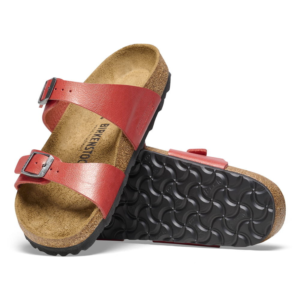 Birkenstock Sydney Birko-Flor – Red Red/Graceful Mars Red
