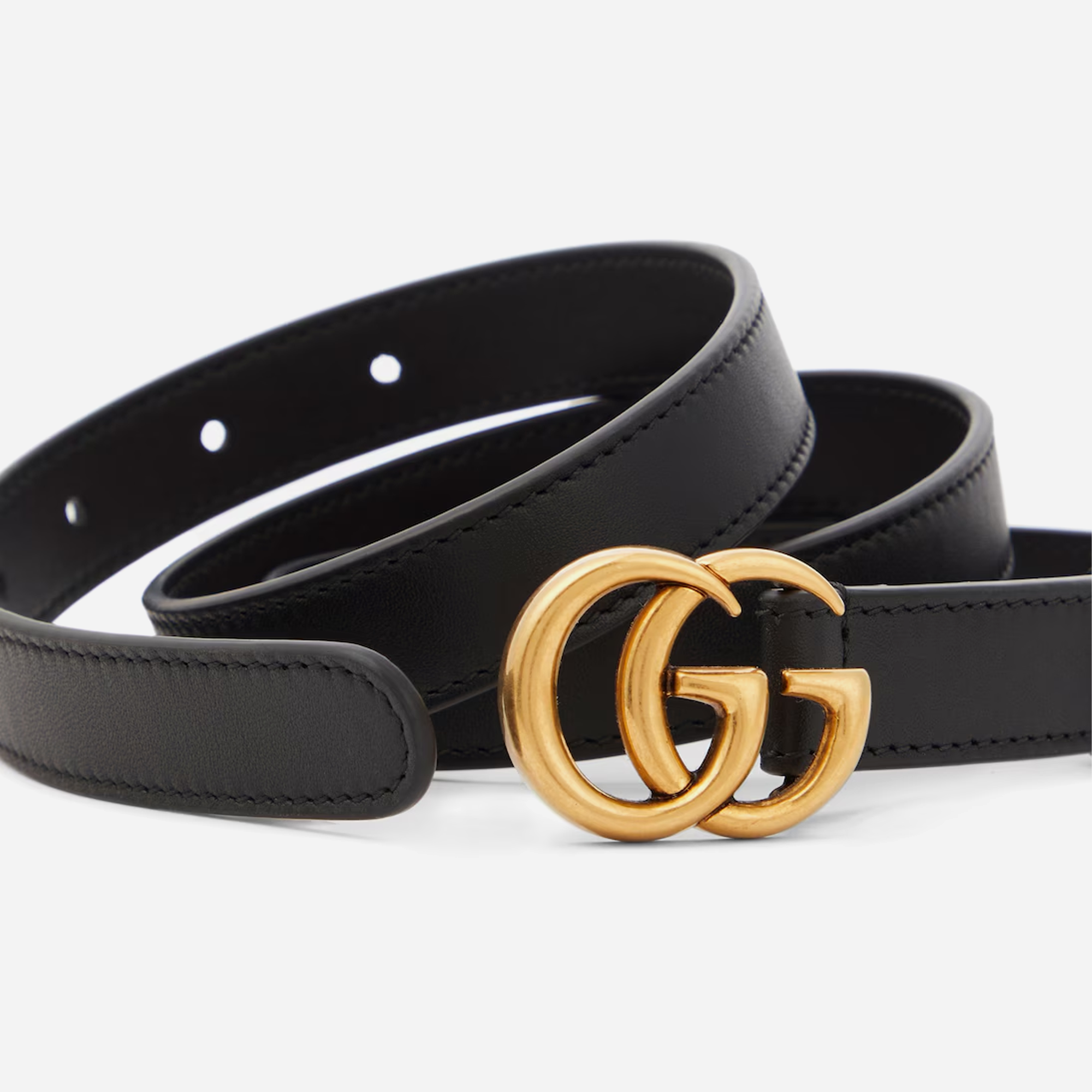 Gucci GG Leather Belt - view 2