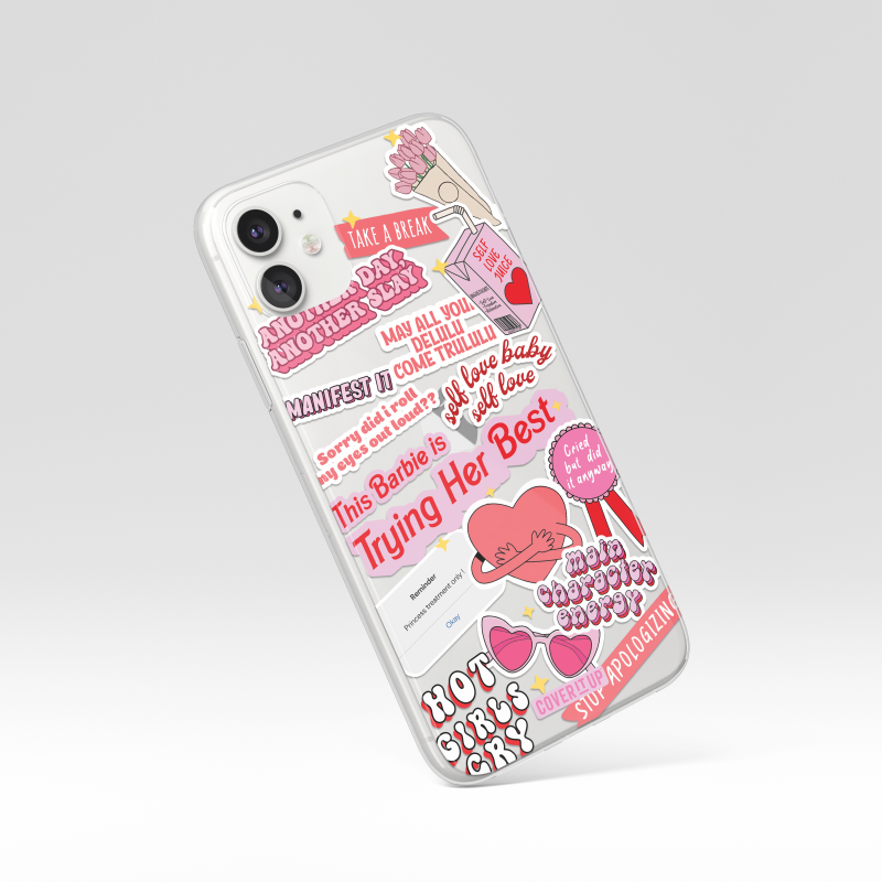 Design Phone Cases Self-love Clear Silicone Case - view 5