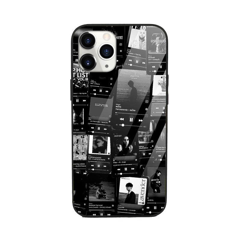Casebasket Blackout Player Aesthetic Glossy Phone Cover
