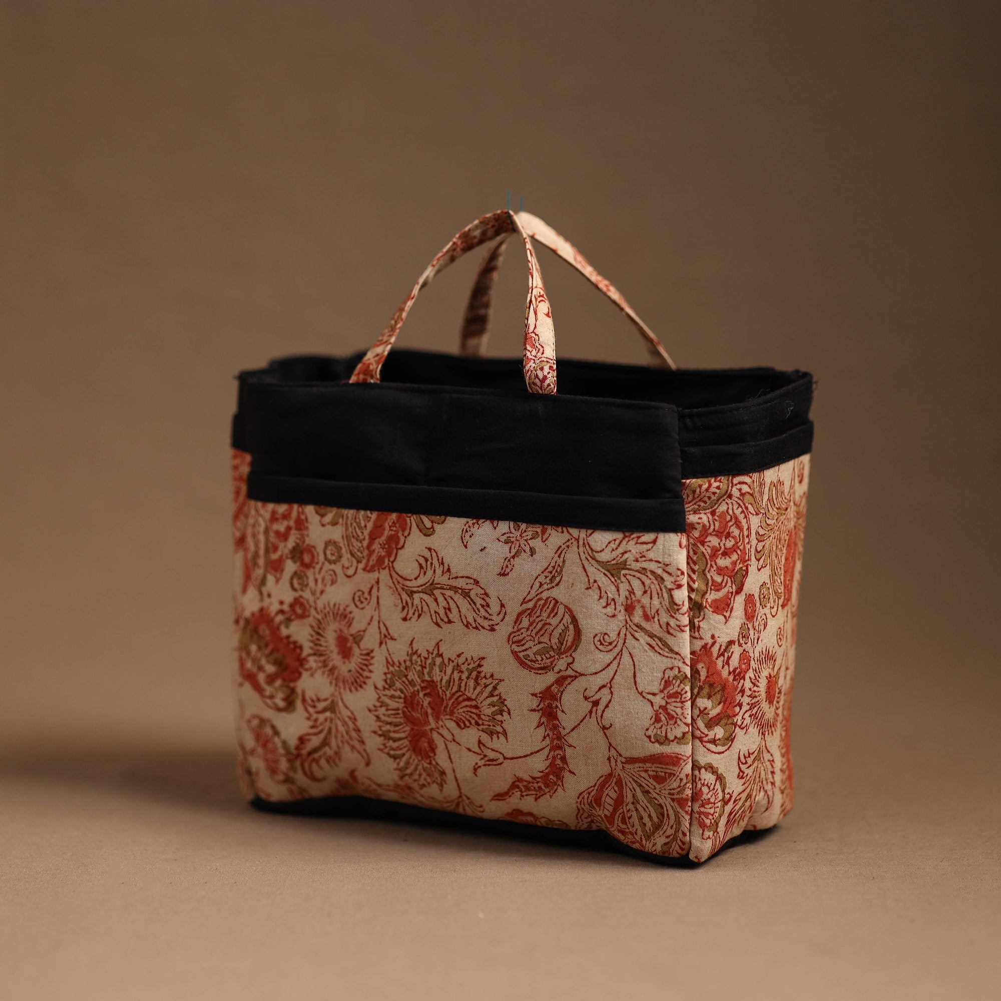 NOORI BAZAR Beige - Handmade Cotton Multipurpose Cosmetic/Toiletry Bag 05 - view 2