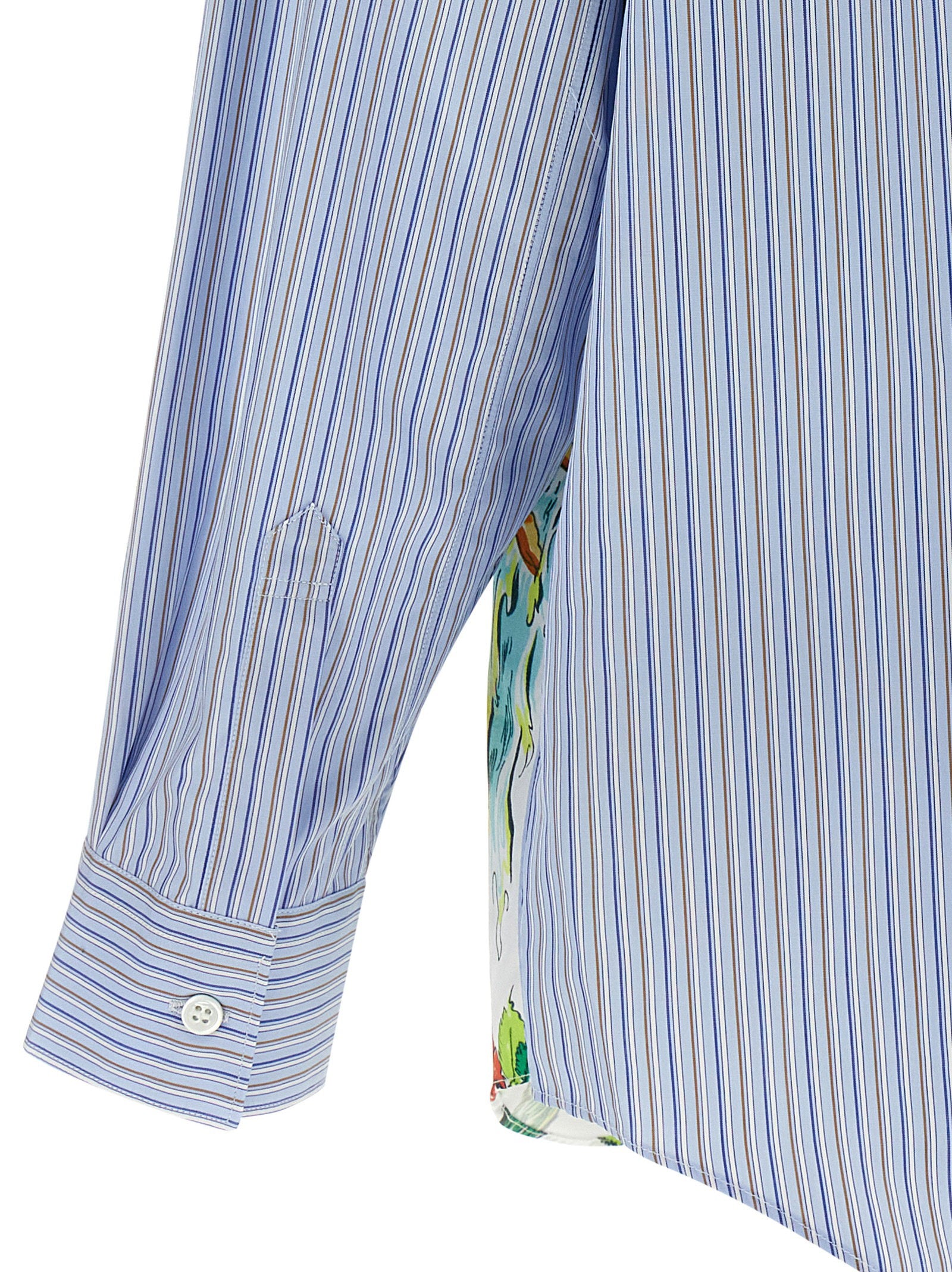Comme Des Garcons Shirt Patterned Inserts Shirt - view 4