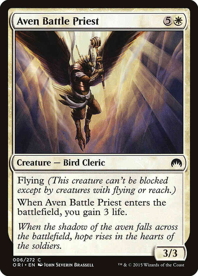 Priest 6 magic – Aven Battle Priest [6] [Magic Origins] [Non-Foil]