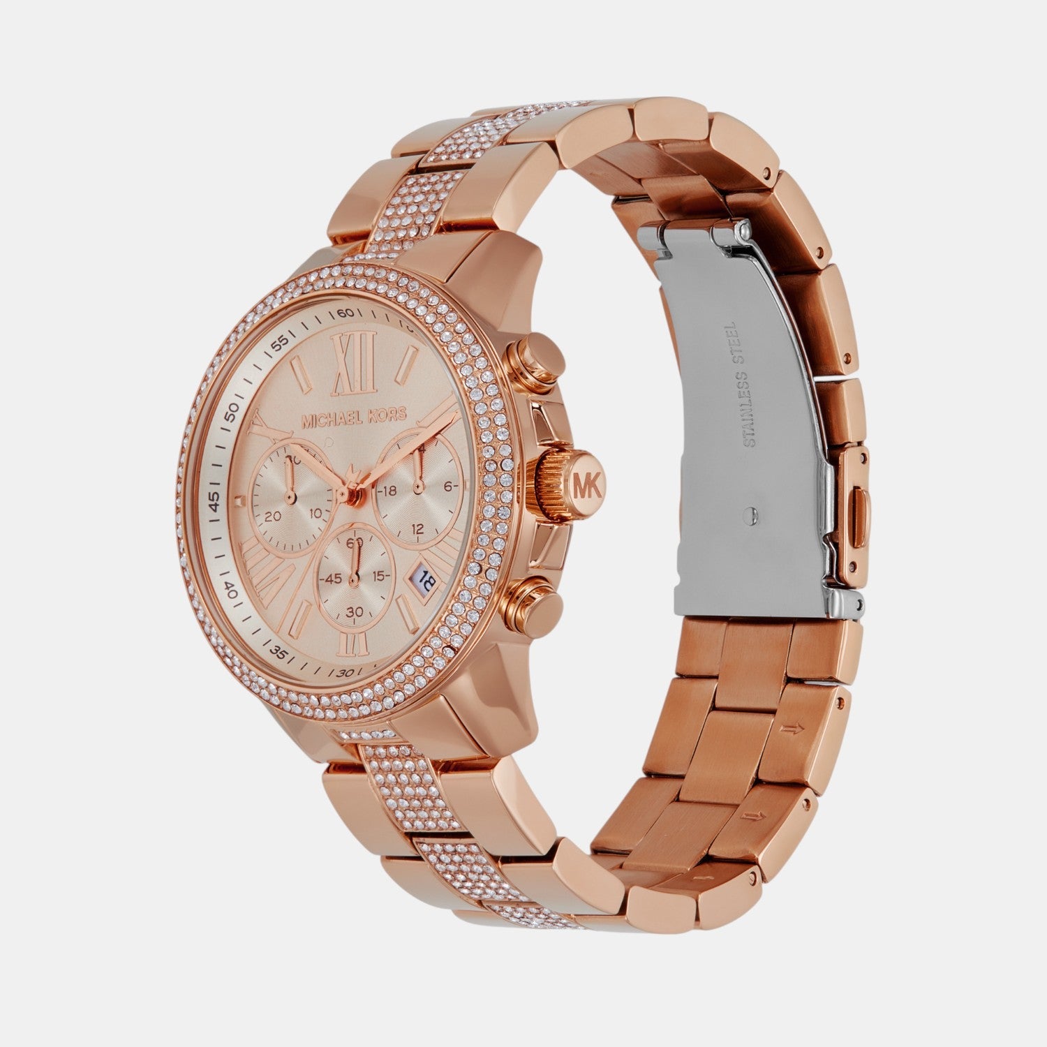 Michael Kors Brynn Women Quartz Rose Gold Dial Chronograph Stainless Steel Watch MK7505 - view 3