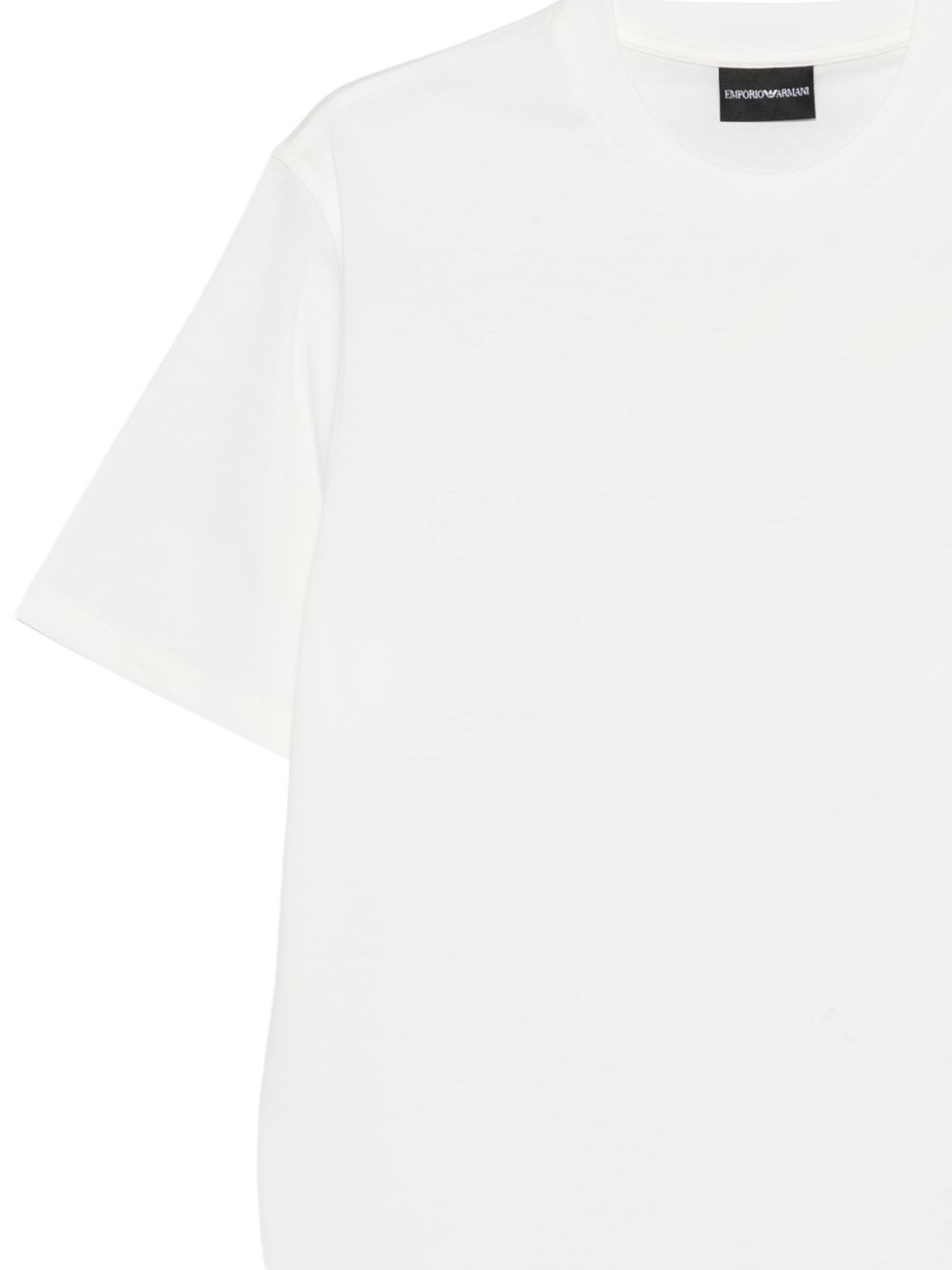 Emporio Armani Logo cotton t-shirt – 100% Cotton - view 3