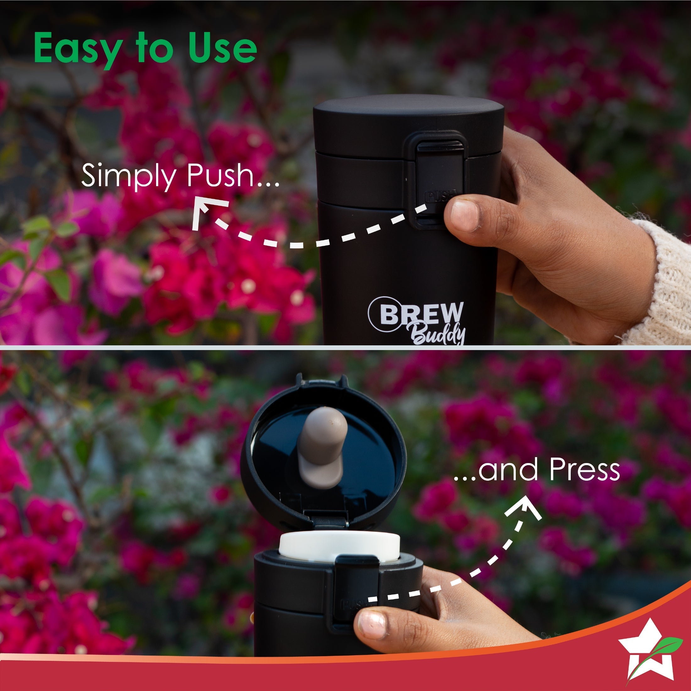 Wonderchef Brew Buddy Portable Coffee Mug | 380 ml | Copper Coated - view 6