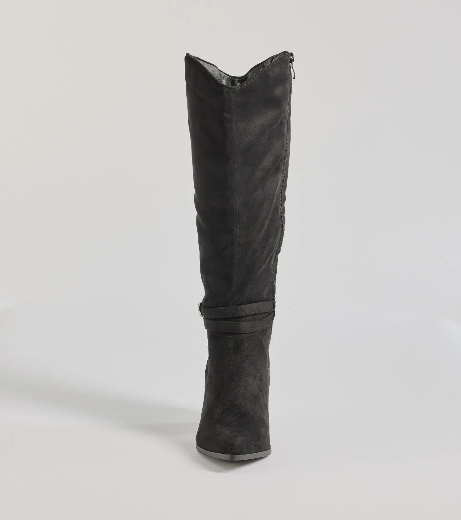 Windsor Fab Slay Buckle Strap Under-The-Knee Boots - view 3