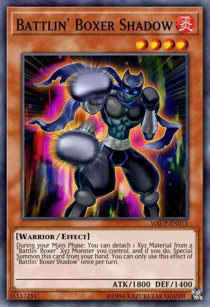 Yu-Gi-Oh! Battlin' Boxer Shadow - WSUP-EN013 - Super Rare - 1st Edition