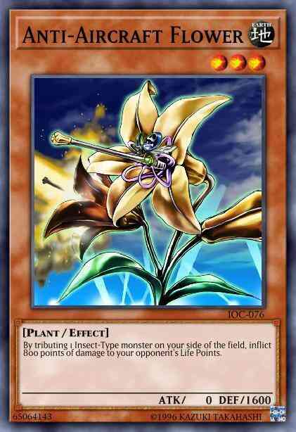 Yu-Gi-Oh! Anti-Aircraft Flower - IOC-076 - Common - 1st Edition