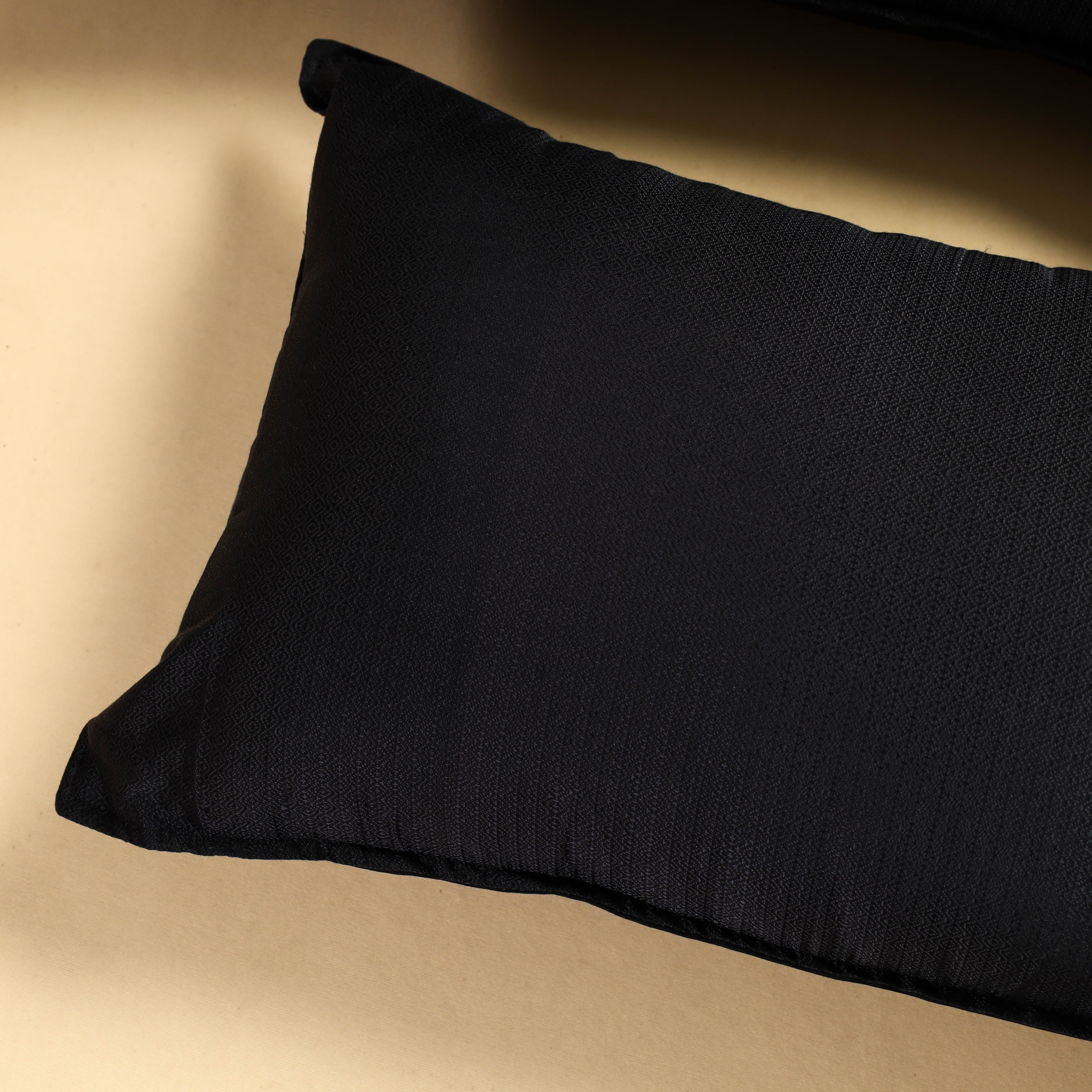 NOORI BAZAR Black - Khun Weave Cotton Pillow Covers (Set of 2) - view 3