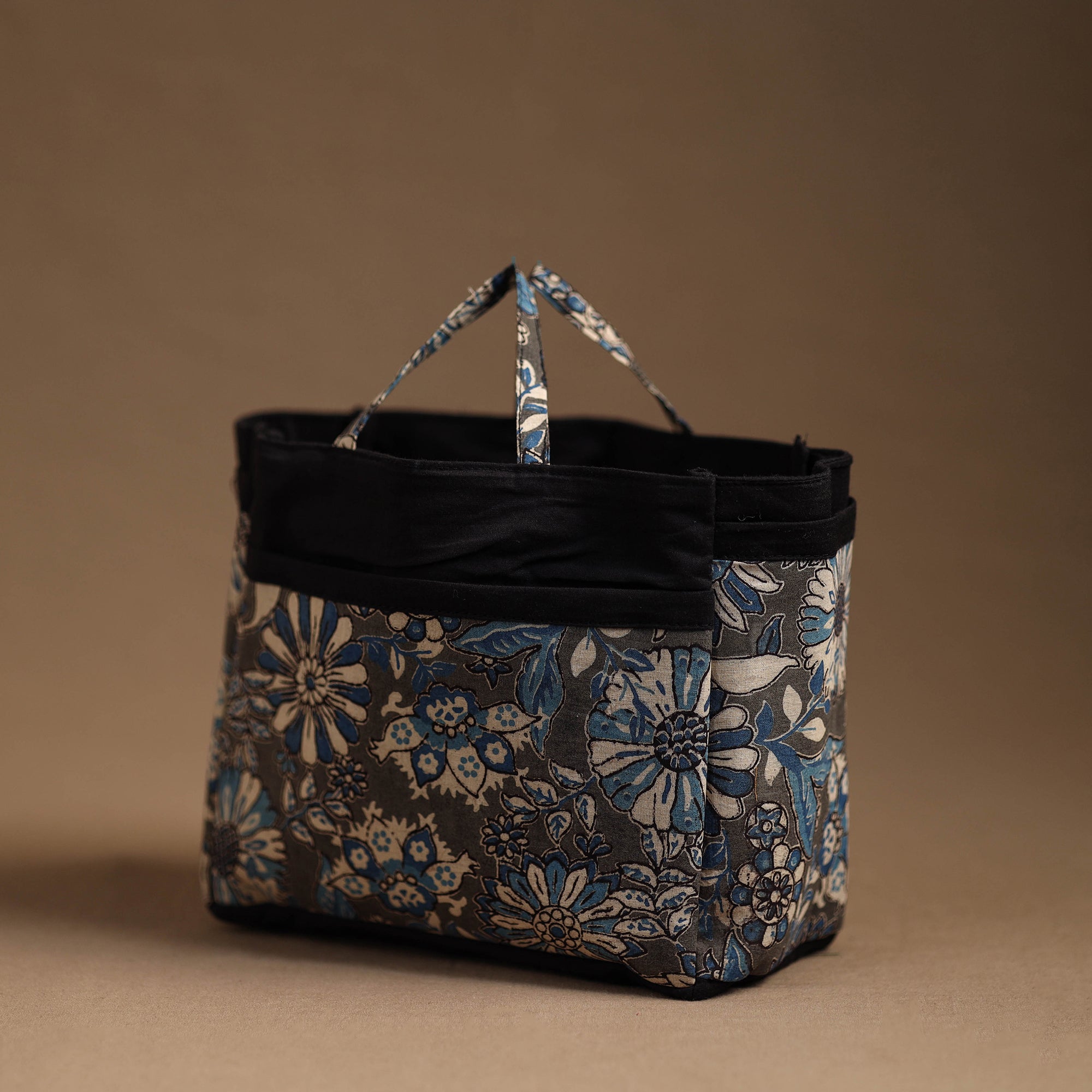 NOORI BAZAR Black - Handmade Cotton Multipurpose Cosmetic/Toiletry Bag 07 - view 2
