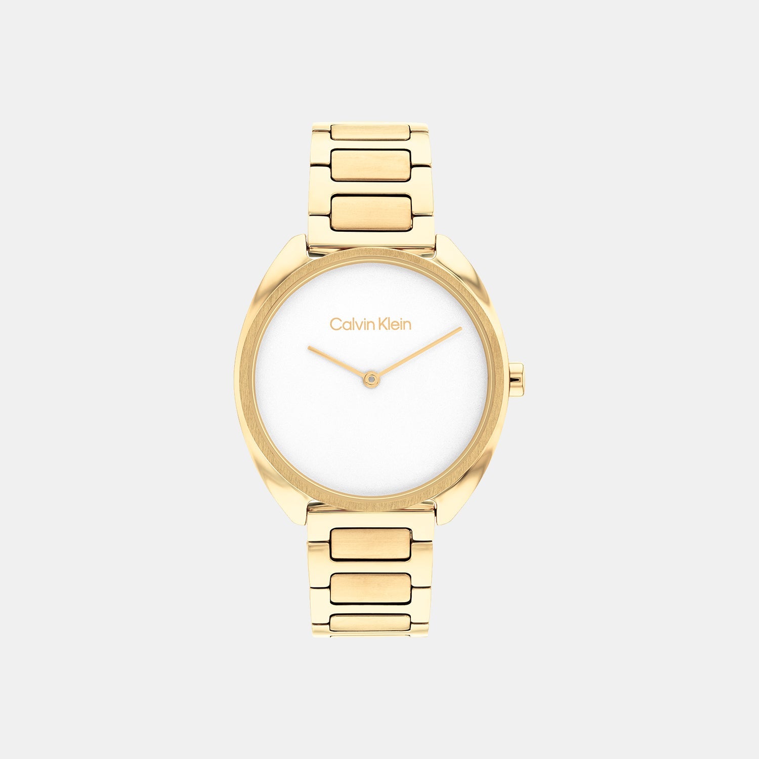 Calvin Klein Ck Adorn Women Quartz White Dial Analog Stainless Steel Watch 25200276
