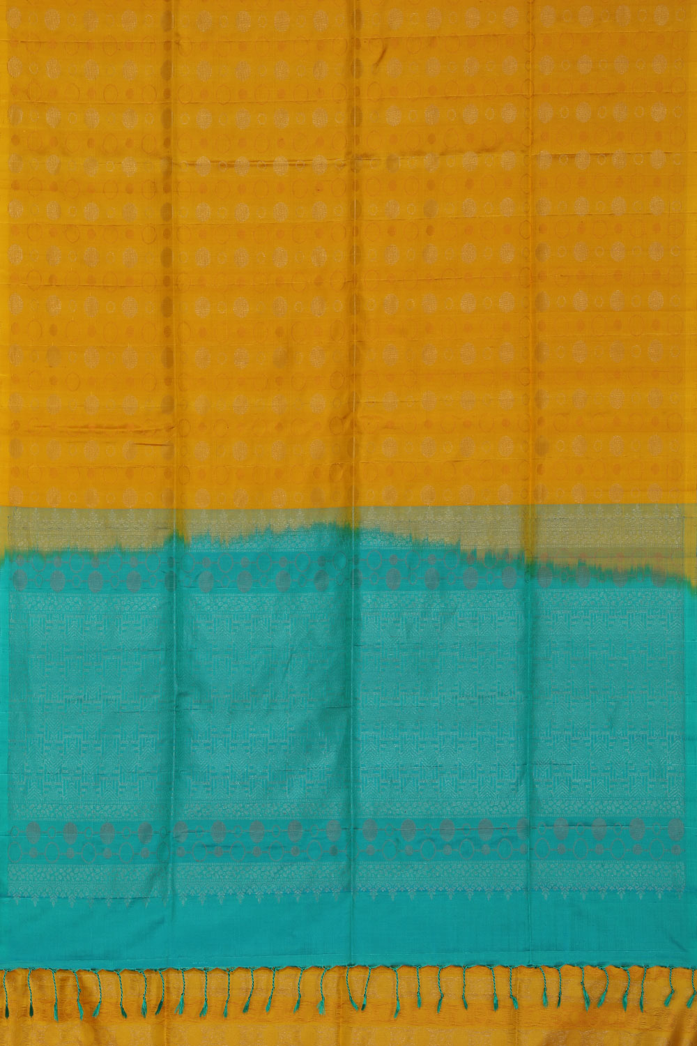 Kalanjali Gorgeous Mustard Saree – Women's - view 3