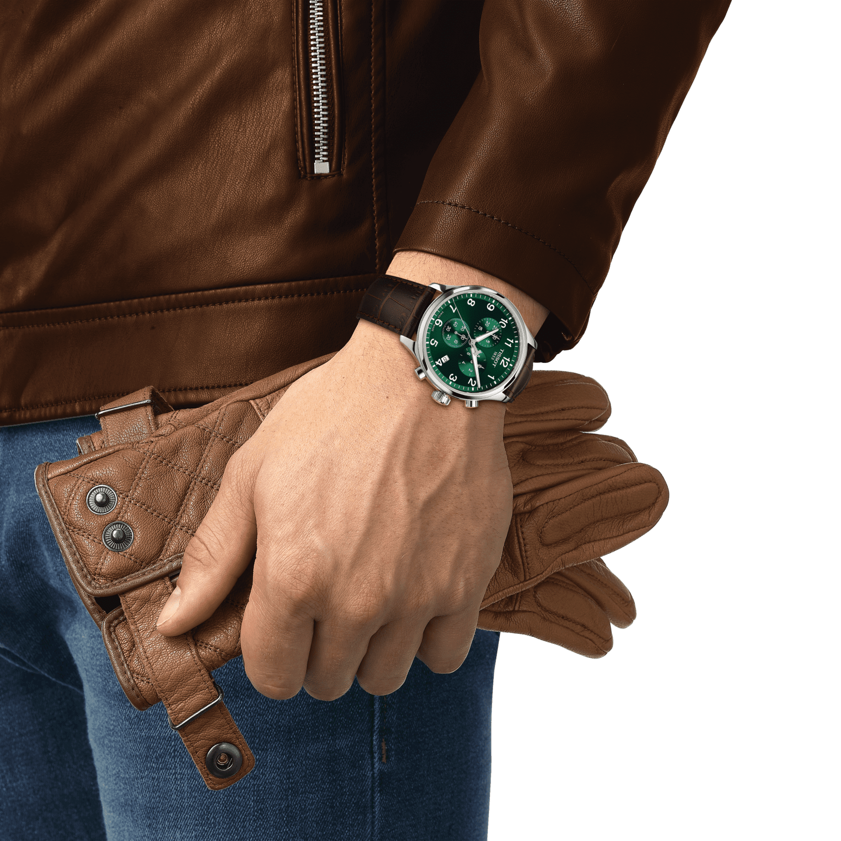 Tissot T-Sport Green Dial Men 45mm - view 2
