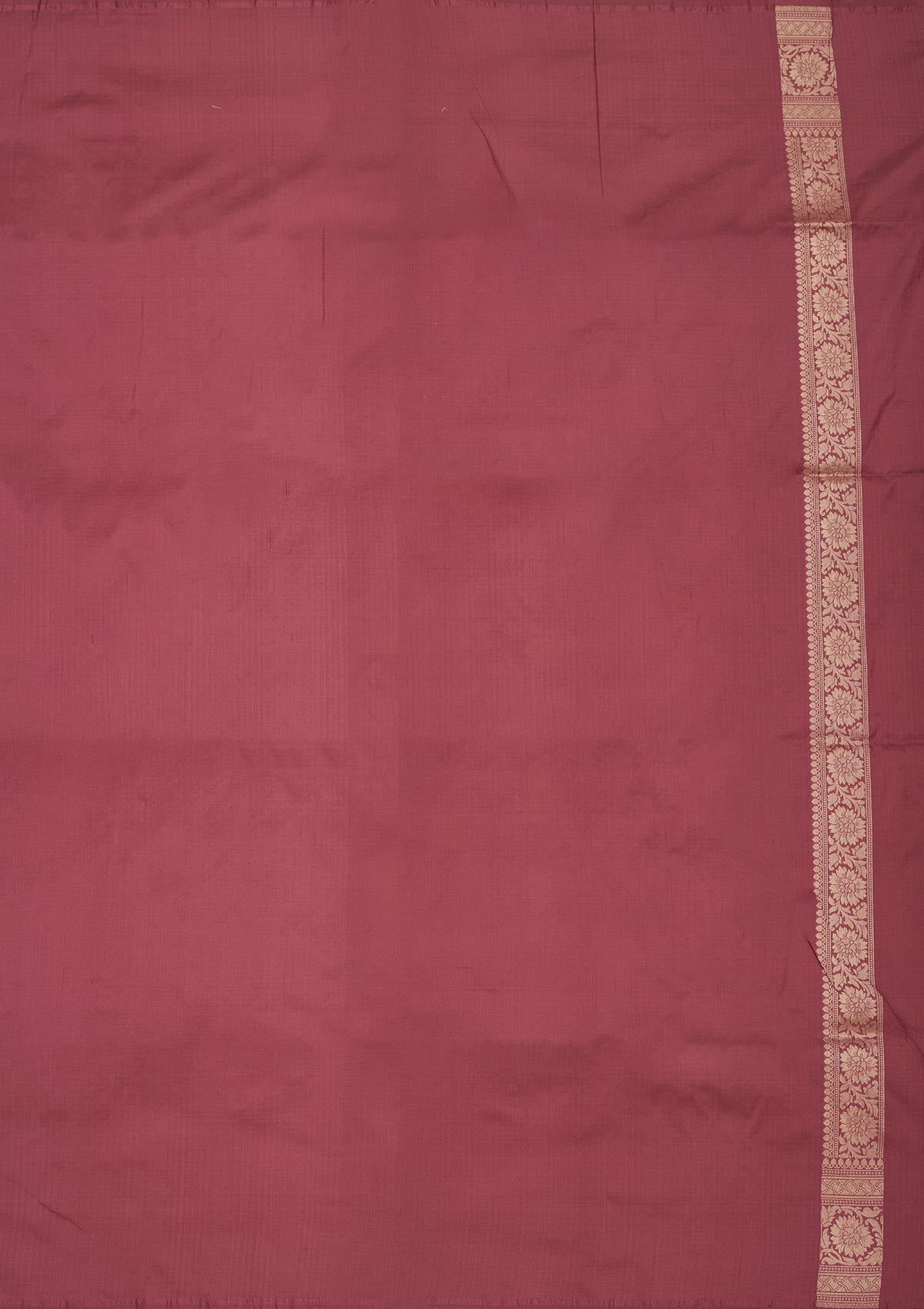 Koskii Onion Pink Zariwork Pure Silk Saree – Women's - view 7