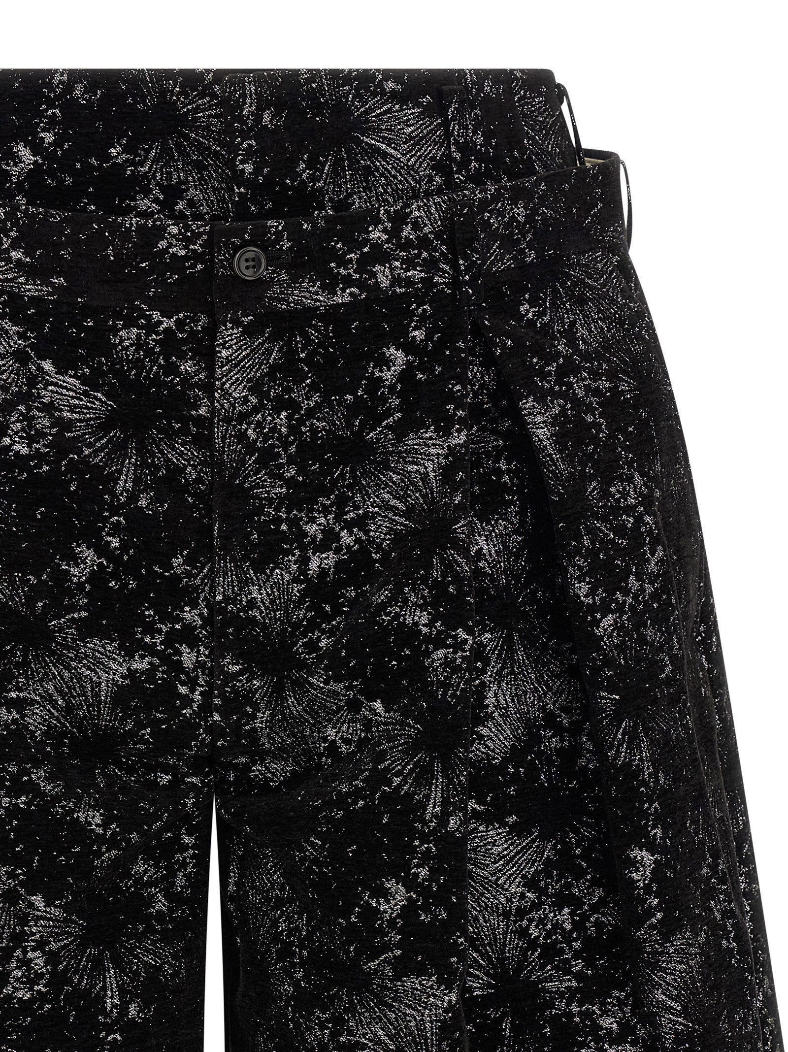 Comme Des Garçons Homme Plus Double Waist Bermuda Shorts - view 3