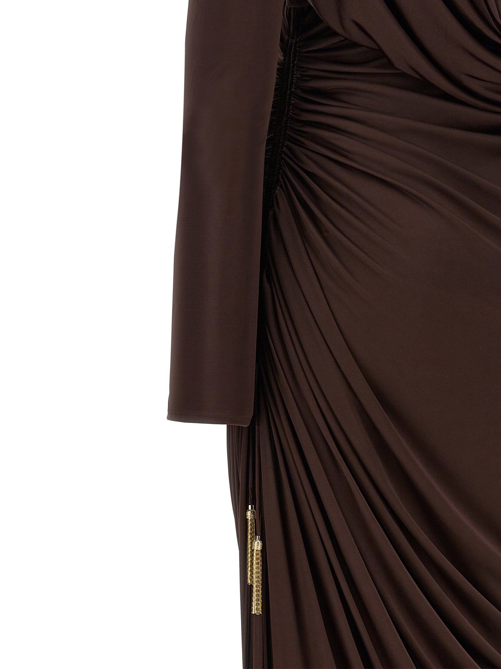 Balmain Draped Jersery Dress – 100% viscose - view 4