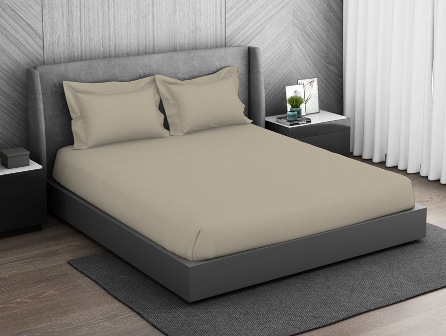 Spaces India Floral 100% Cotton King Size Bedsheet - Elegance Faux Jacquard by Spaces - view 2