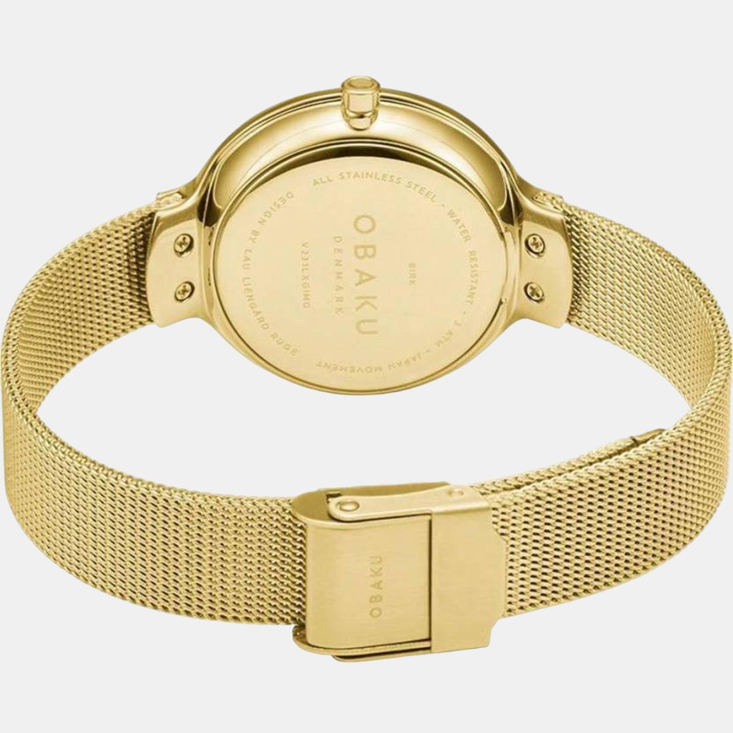 Obaku Birk Women Quartz White Dial Analog Stainless Steel Watch V231LXGIMG - view 3