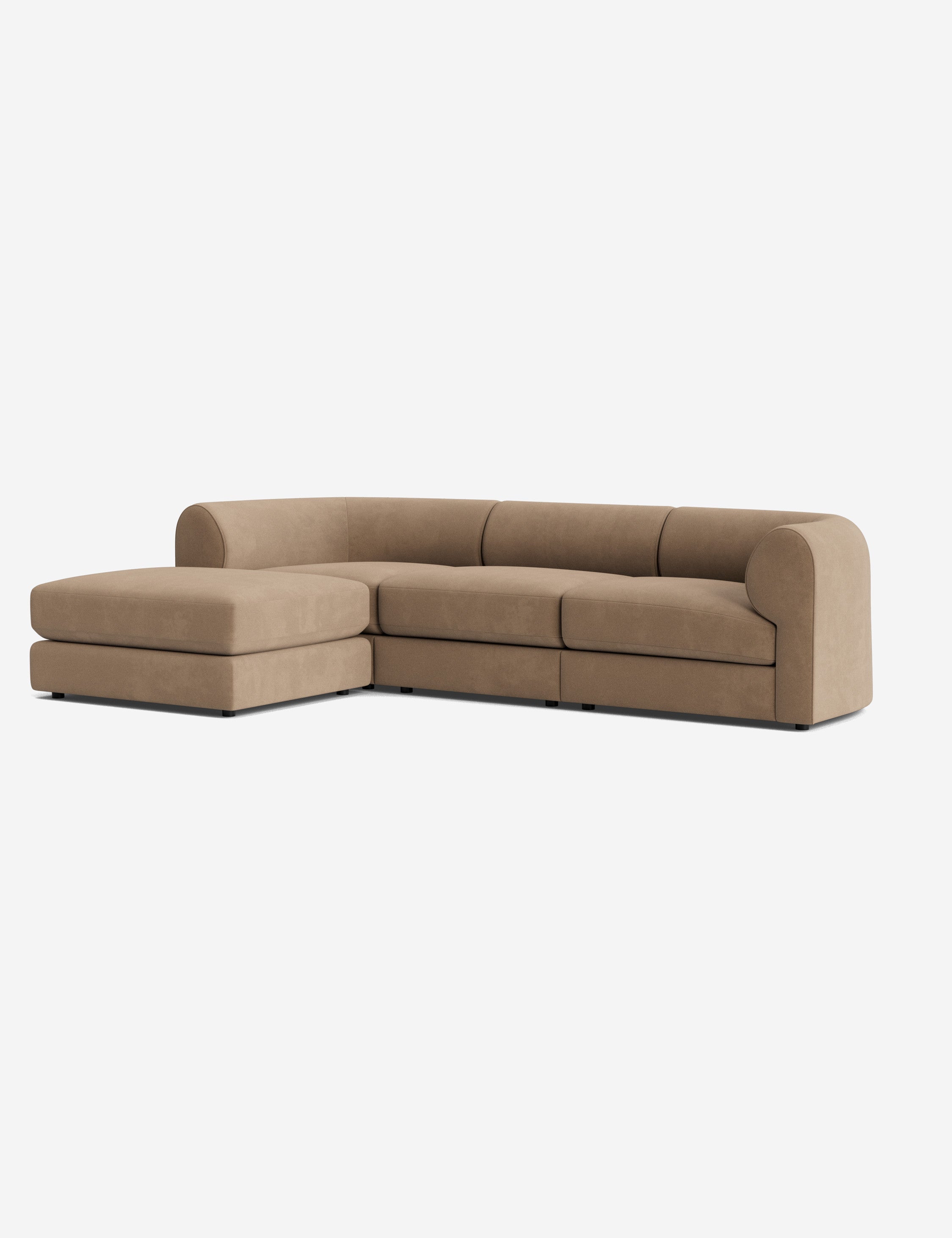 Lulu and Georgia Sergio Modular Sectional Sofa With Ottoman - view 224