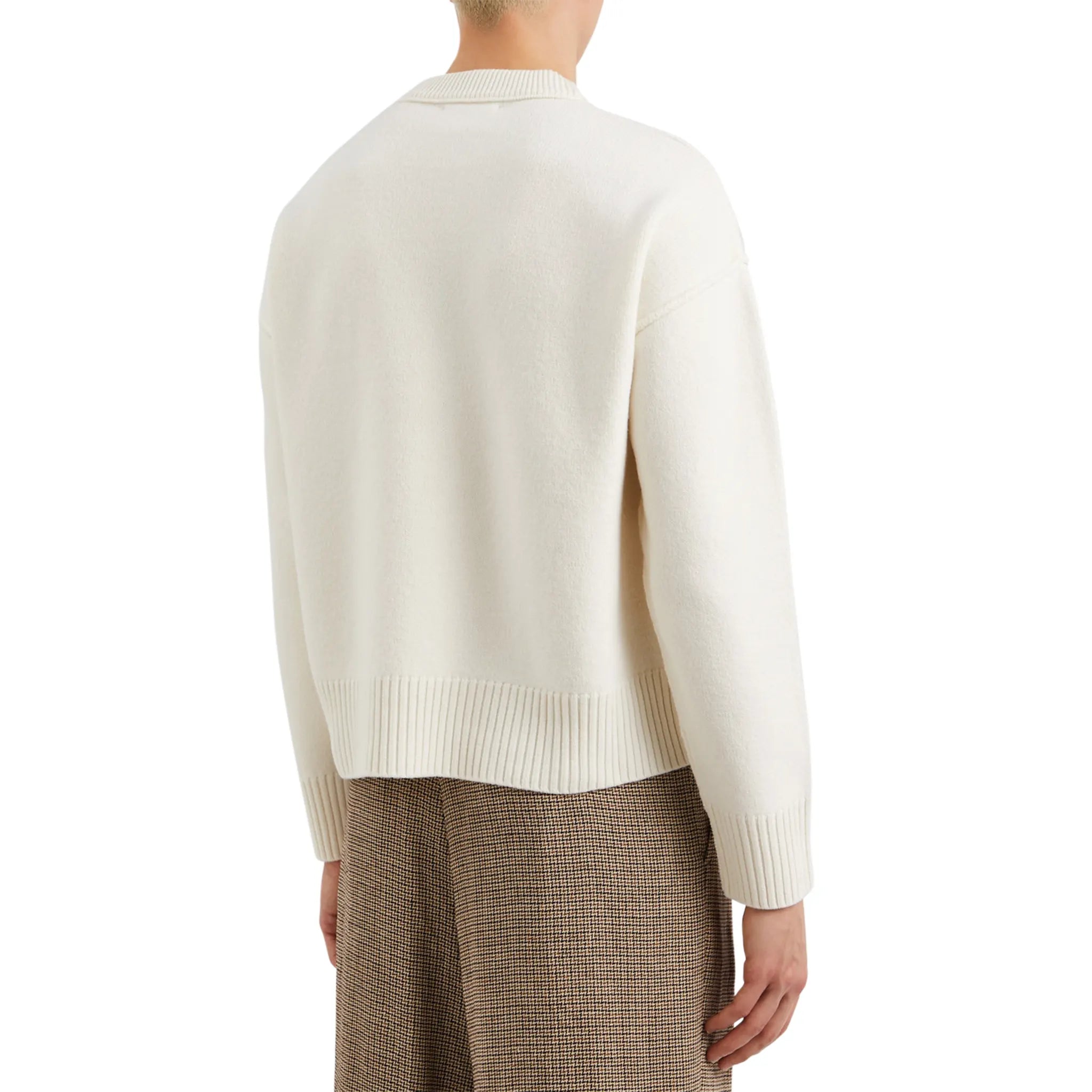 Ami Paris Ami De Coeur Tone On Tone Pale Pink Sweatshirt - view 2