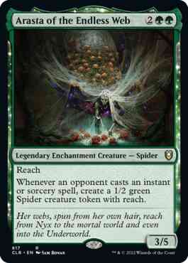 Endless web 817 – Magic Arasta of the Endless Web [817] [Commander Legends: Battle for Baldur's Gate] [Non-Foil]