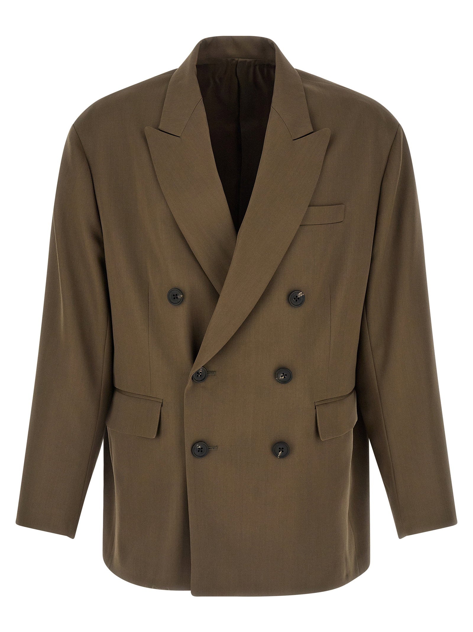 Ssstein Double-breasted Blazer – 100% wool