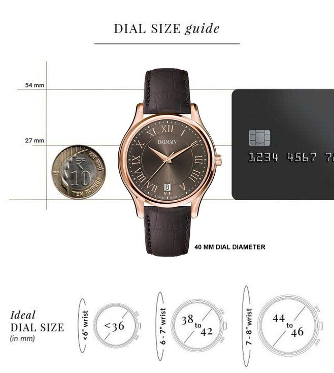 Balmain Beleganza Brown Dial Men 40mm - view 3
