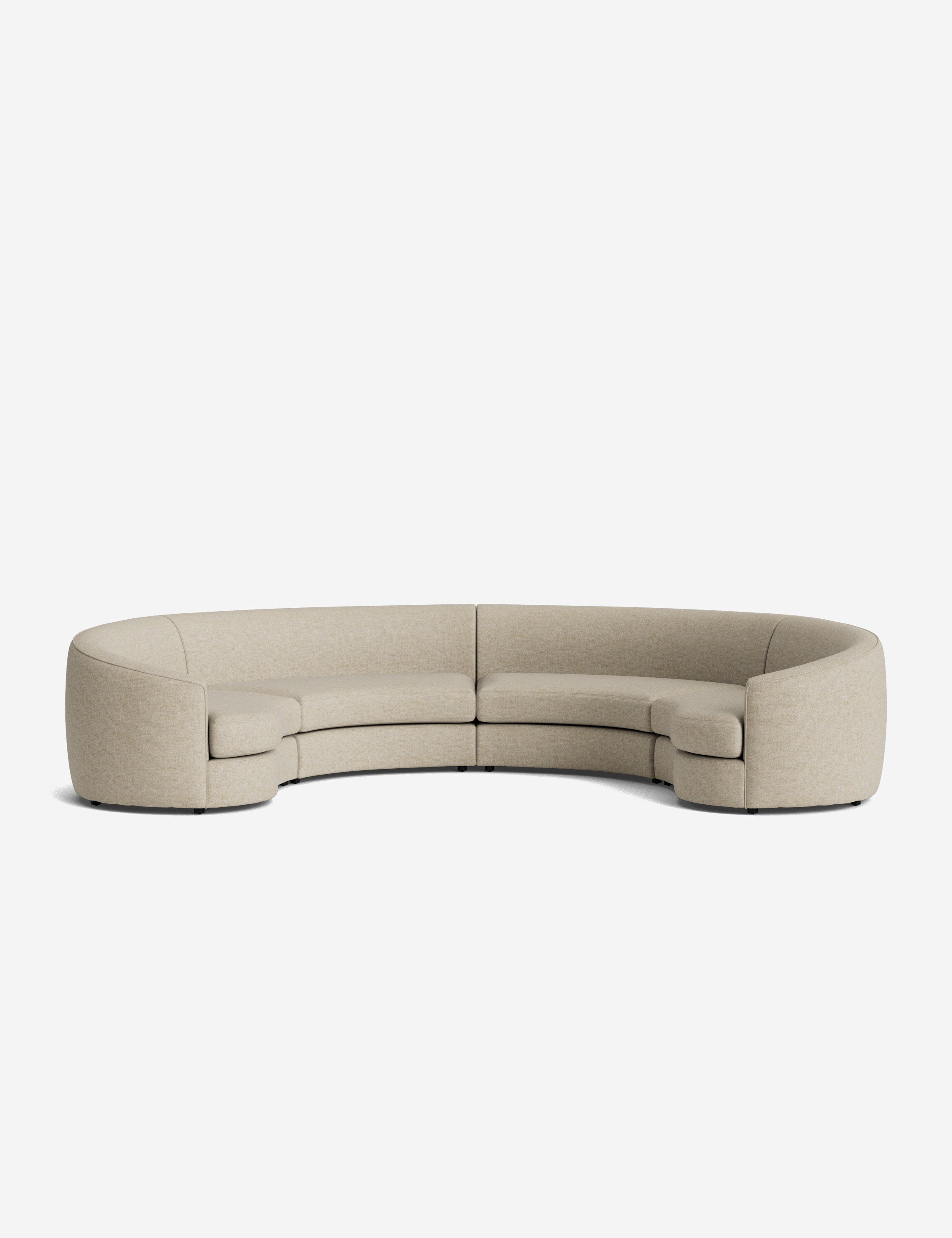 Lulu and Georgia Imada Modular Curved Sectional Sofa - view 35