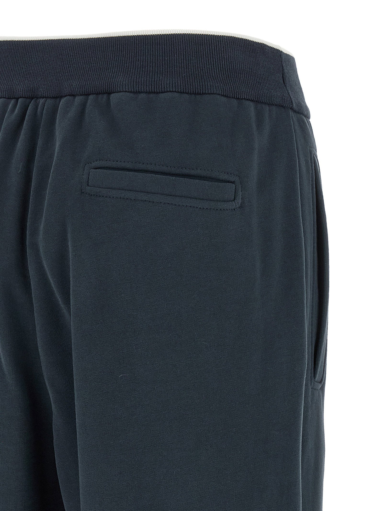Brunello Cucinelli Joggers With Frontal Stitching Detail - view 4