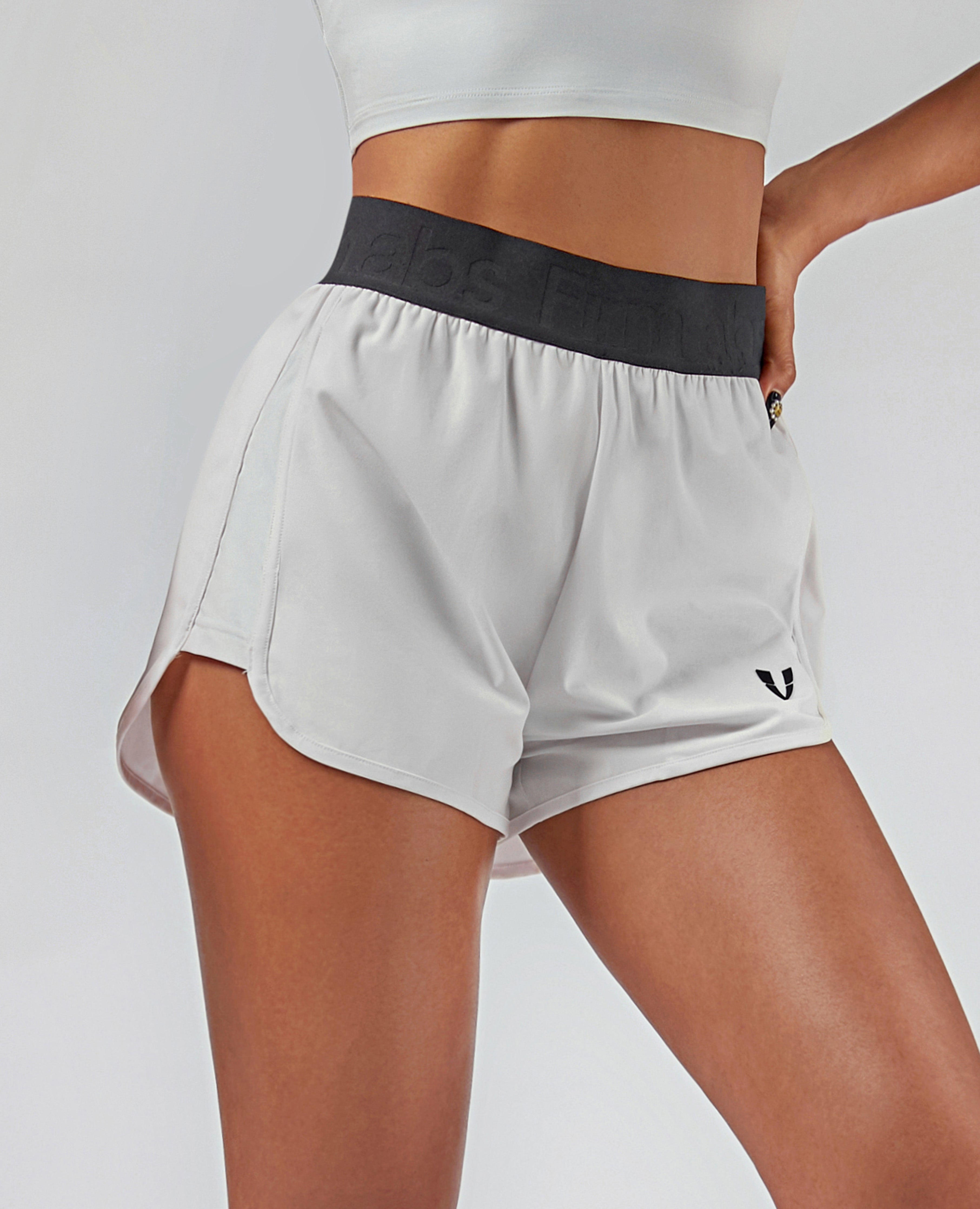 FIRM ABS Training Sweat Shorts - White