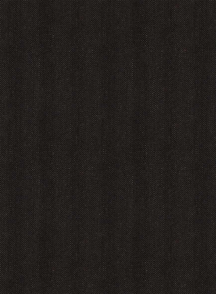 StudioSuits Italian Wool Linen Silk Ciagi Pants - view 3