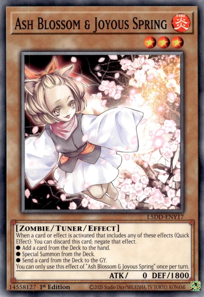 Ash blossom joyous – Yu-Gi-Oh! Ash Blossom & Joyous Spring - L5DD-ENY17 - Common - 1st Edition