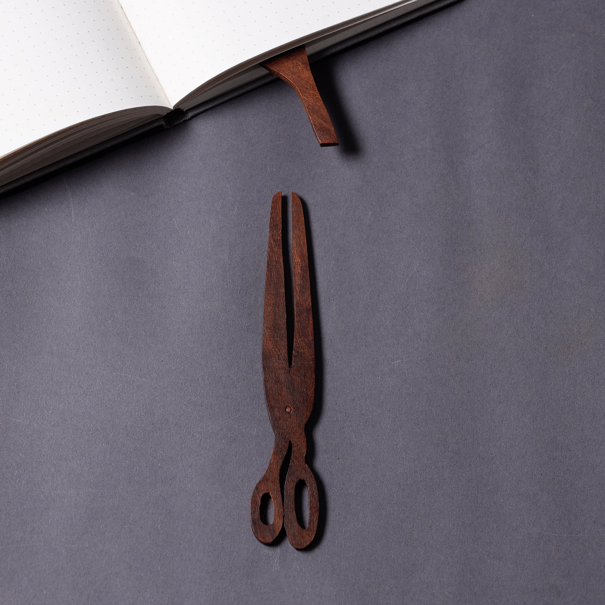 ITOKRI CRAFTS INITIATIVE Bijnor Hand Carved Sheesham Wood Bookmark