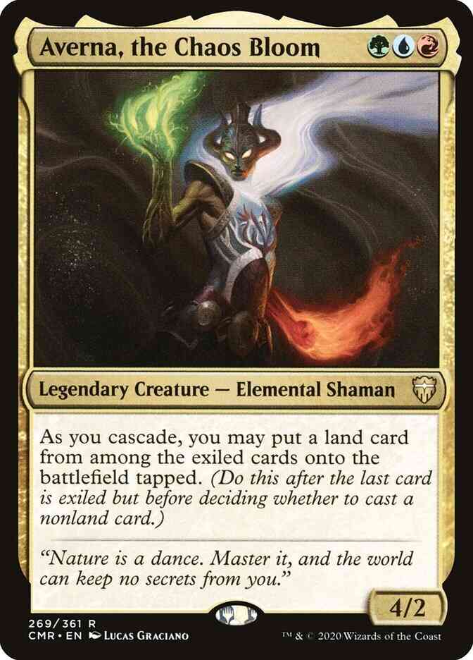 Averna the chaos – Magic Averna, the Chaos Bloom [269] [Commander Legends] [Non-Foil]