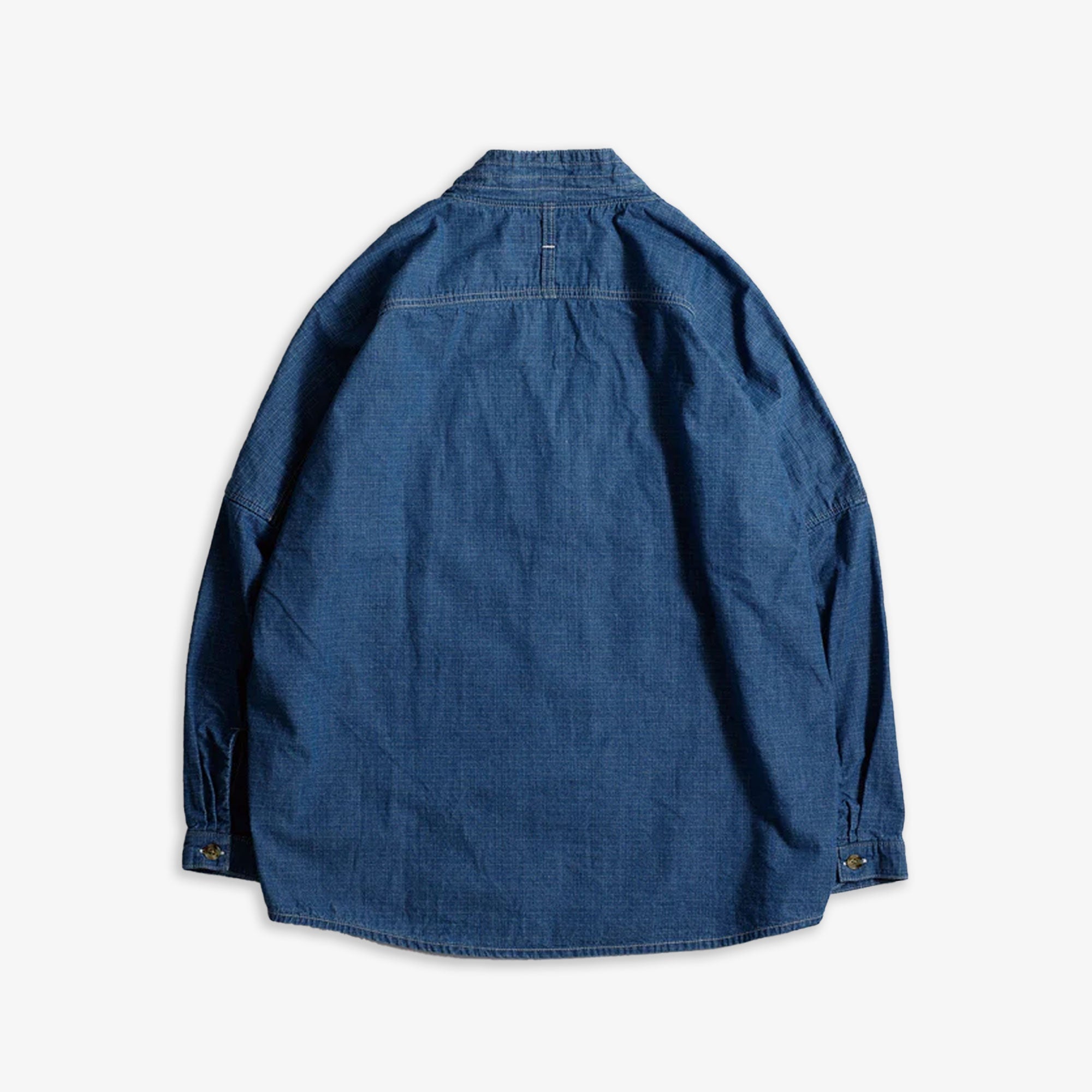 Fdmtl | Denim Haori Shirt 2yr Wash { Indigo - view 2