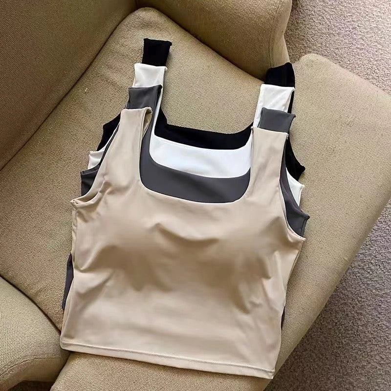 Alamode By Akanksha Mona Tank Tops with Inbuilt Bra