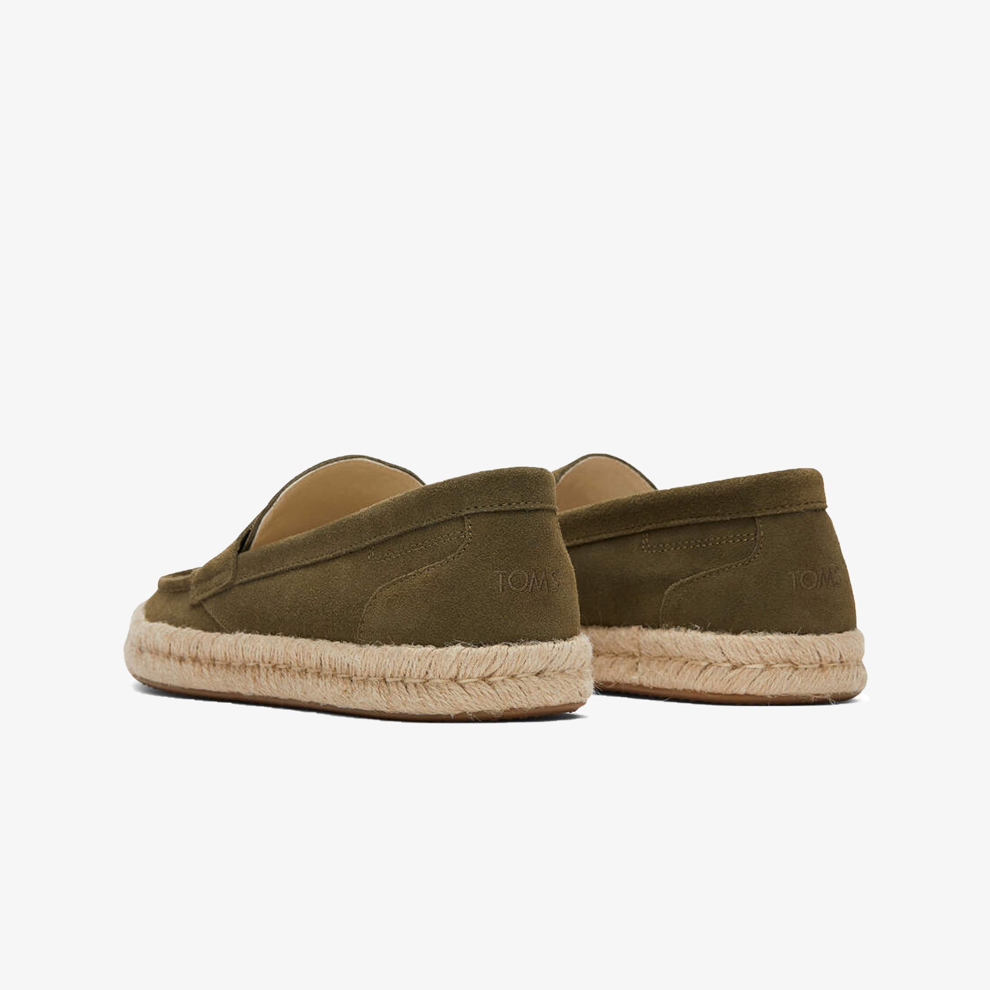 Toms | JUTE WRAP BOAT { OLIVE - view 2