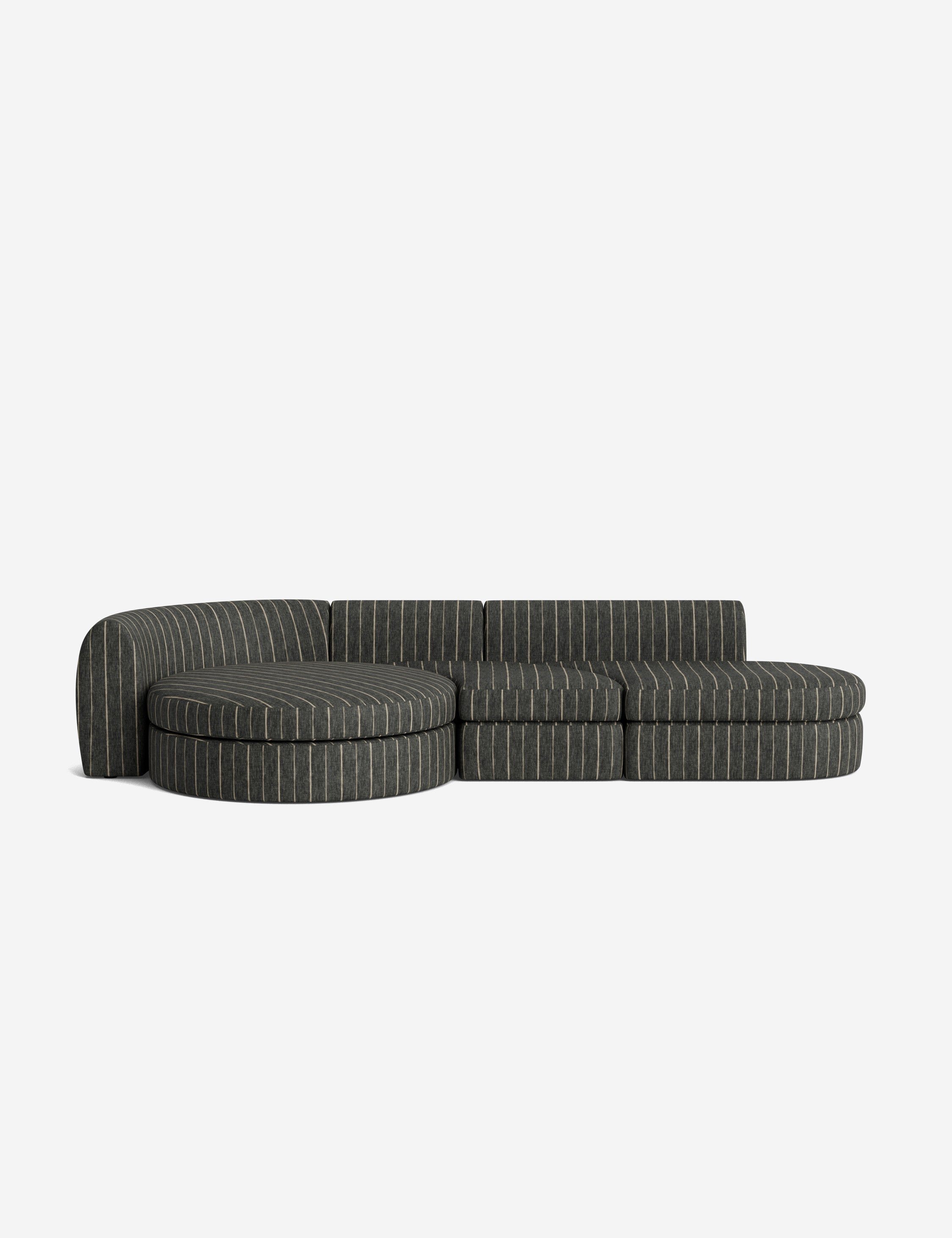 Lulu and Georgia Buckley Modular Chaise Sectional Sofa - view 116
