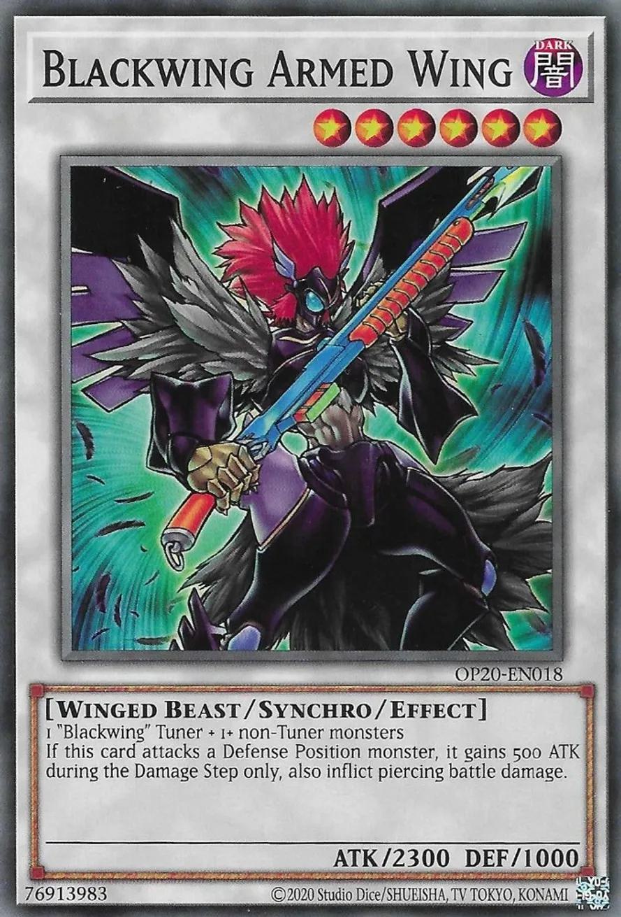 Yu-Gi-Oh! Blackwing Armed Wing - OP20-EN018 - Common - Unlimited