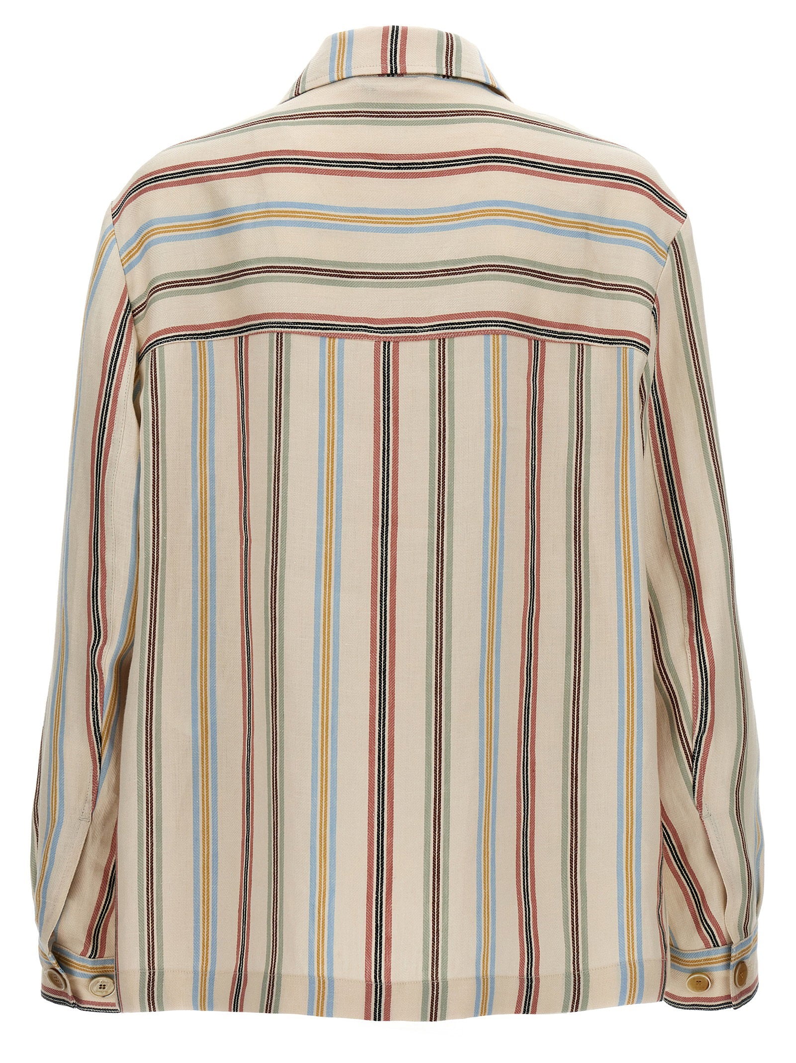 Etro Striped Overshirt – 100% linen - view 2