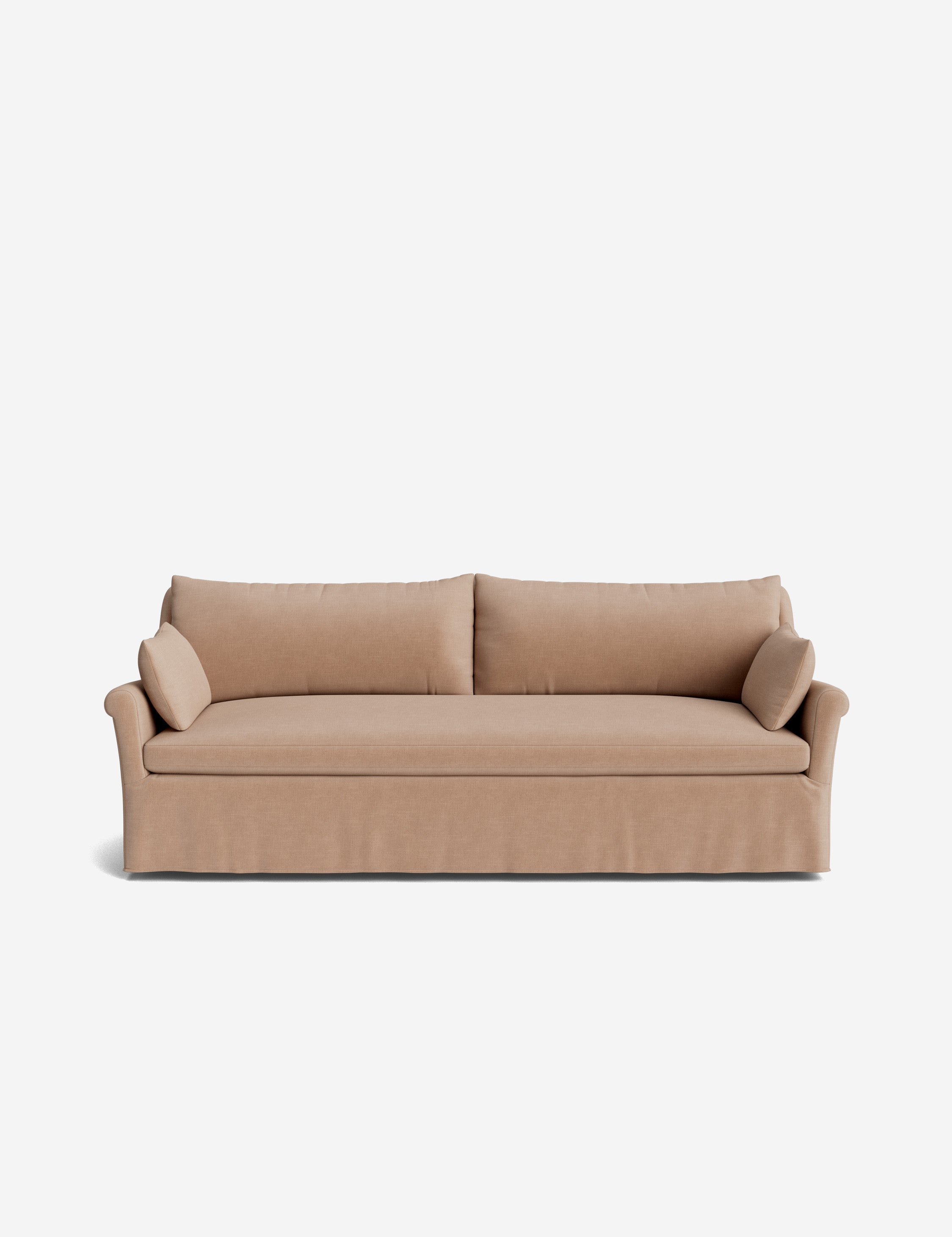Lulu and Georgia Portola Rolled Arm Slipcover Sofa - view 65