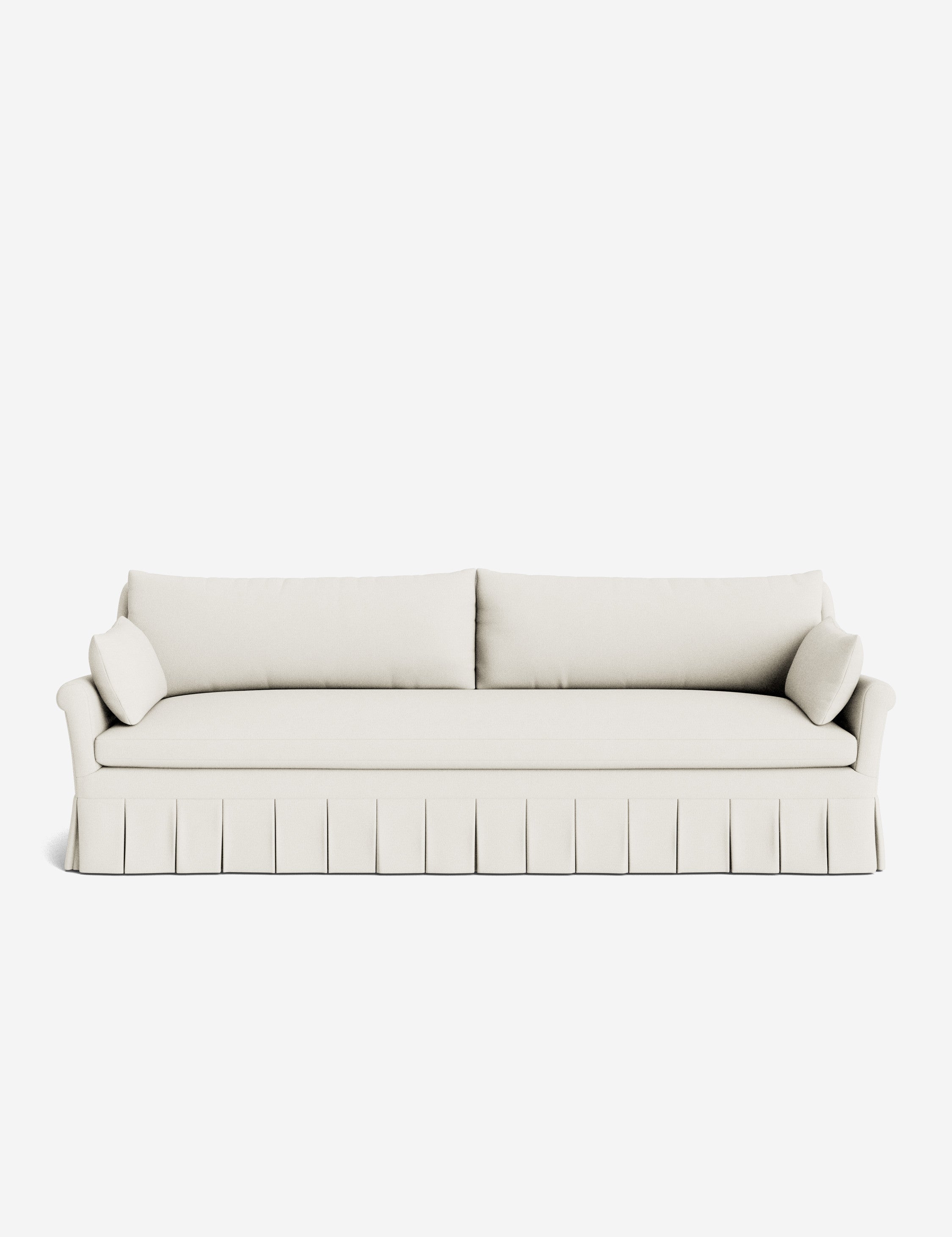 Lulu and Georgia Portola Rolled Arm Pleated Sofa - view 162