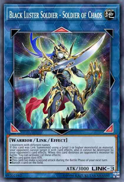 Yu-Gi-Oh! Black Luster Soldier - Soldier of Chaos - BLHR-EN046 - Secret Rare - 1st Edition