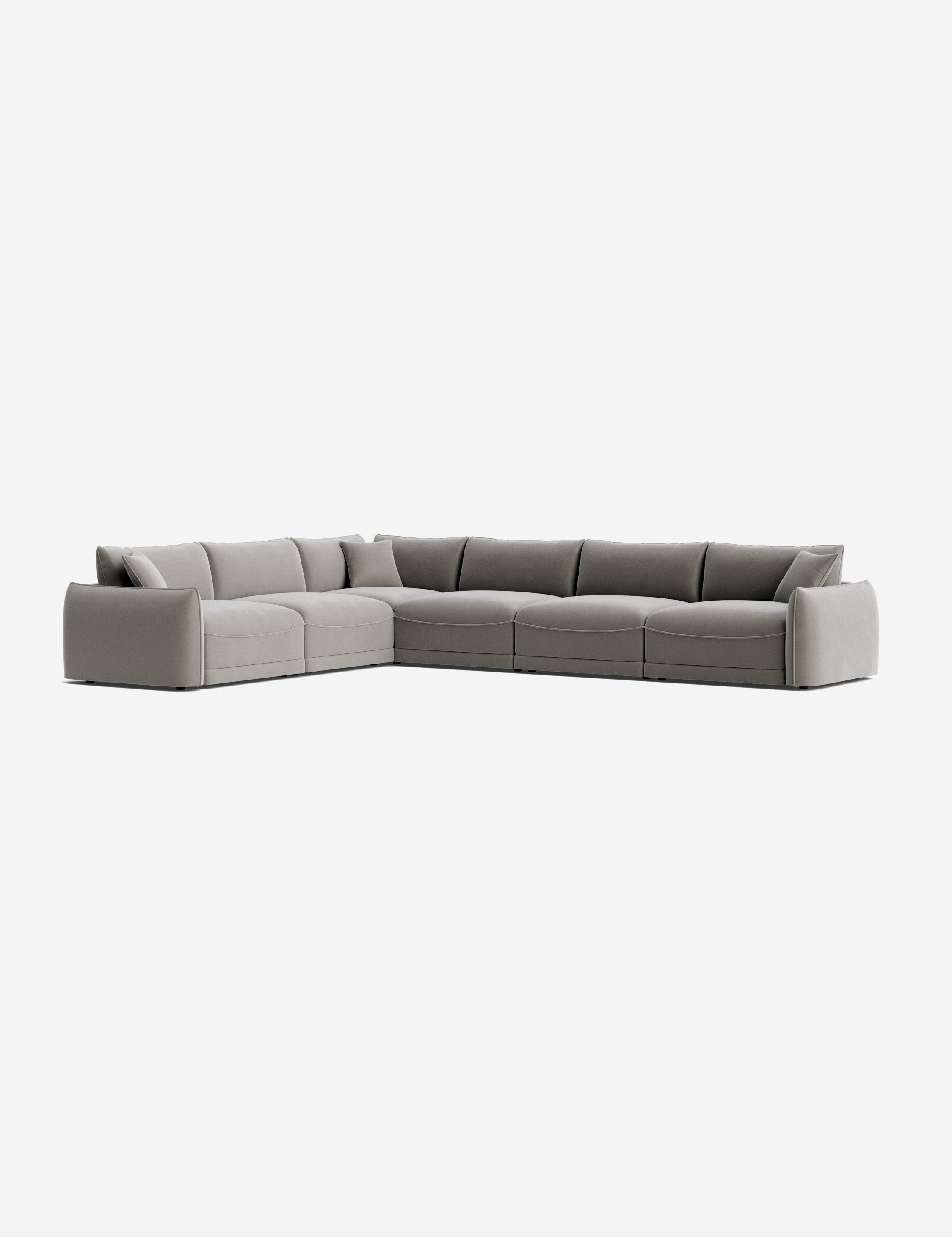 Lulu and Georgia Balmer Modular Corner Sectional Sofa - view 17