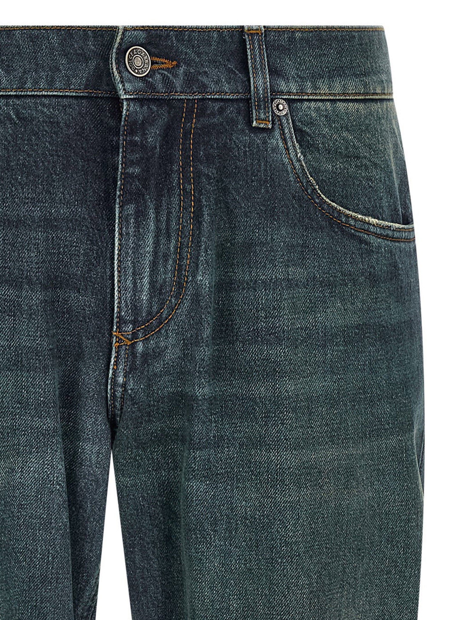 Dolce & Gabbana Logo Tag Jeans – 100% cotton - view 3