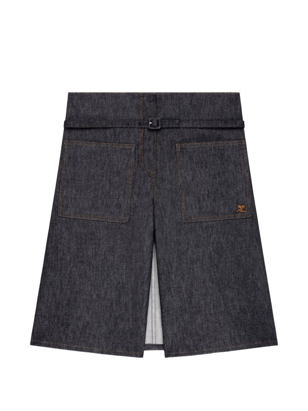 Courreges Denim shorts – Cotton 100%