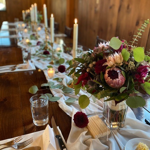 fiftyflowers.com Snowy Fall Protea Wedding - view 6