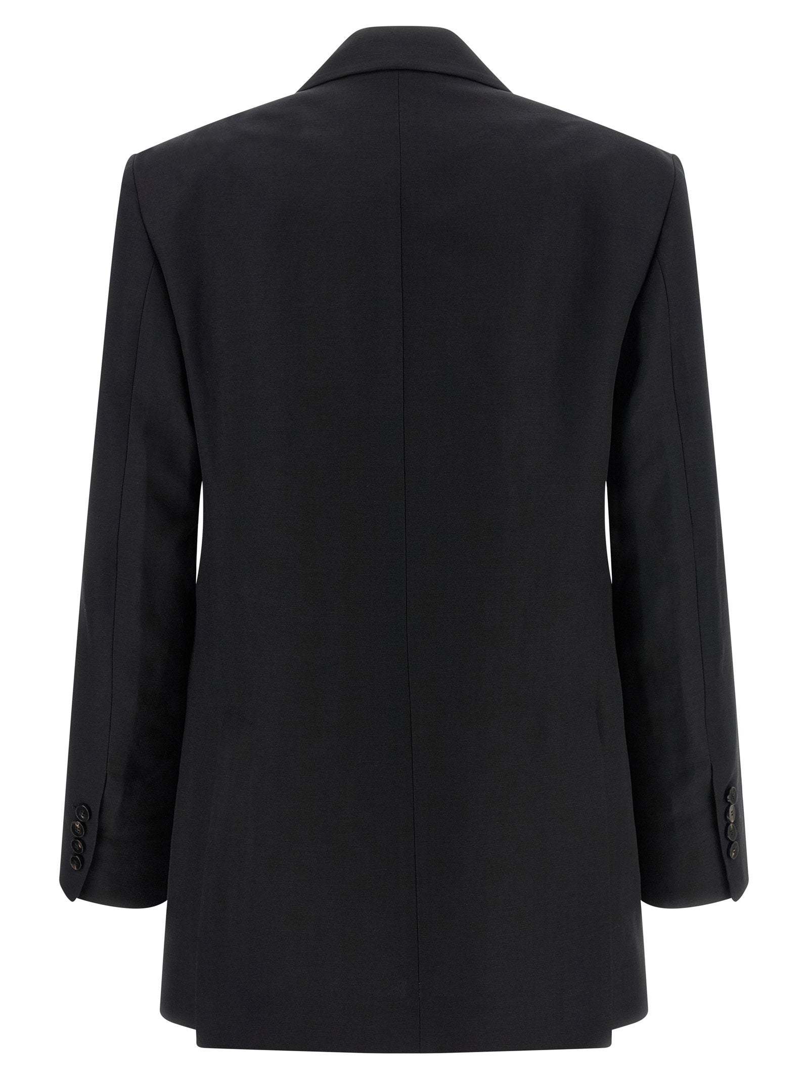 Alberto Biani Linen Viscose Blazer – 66% viscose, 34% linen - view 2