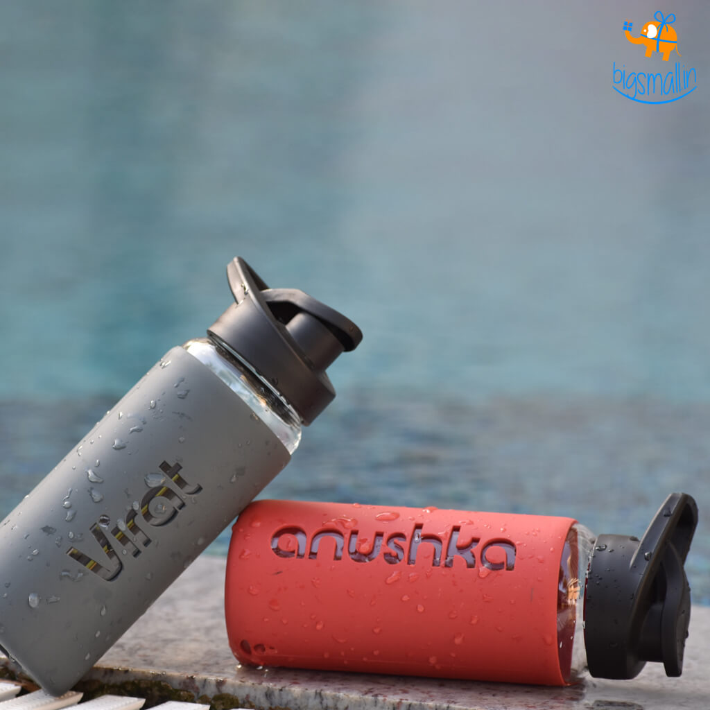 Myreon Personalized Name Glass Bottle | COD Not Available - view 3